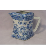 Blue and White Ironstone Pitcher - $12.95