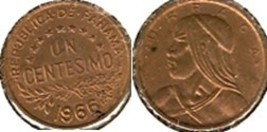 Panama 1966 UNO CENTESIMOS - £3.55 GBP