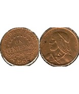 Panama 1966 UNO CENTESIMOS - £3.57 GBP