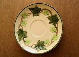 Two Vintage Orphan Franciscan Light Dark Green Ivy Vine on Cream Ceramic... - $11.55 CAD