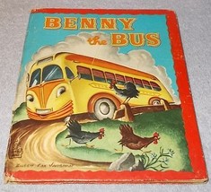 Benny the Bus Children&#39;s Early Tell A Tale Book 1950 - $13.95