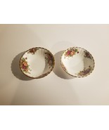 Royal Albert Old Country Roses Fruit Bowls (2) 5 1/4 inch England Bone C... - £17.78 GBP
