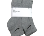 Nike Everyday Plus Cushioned Dri-Fit Ankle Socks 6 Pack Men&#39;s Size 8-12 ... - £21.45 GBP