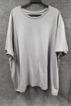 Foundry Supply Shirt Mens 3XL Gray Crew Neck Cotton Pullover Short Sleeve - £16.55 GBP