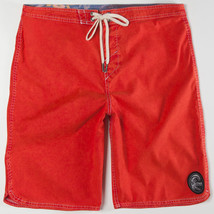 Men's Guy's O'neill Pike Board Shorts Swim Suits Washed Out Faded Red New $65 - $34.99