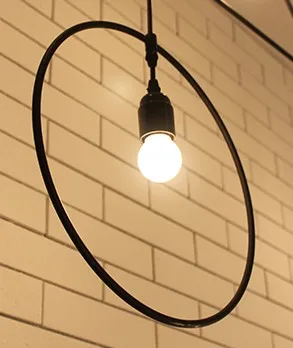 Loft Industrial Wind   hanging lamp indoor Simple lines Geometry Pendant Light R - £202.55 GBP