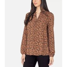 Well Worn Ladies' Split Neck Blouse - SMALL - $13.16