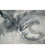 Original 24x36 Abstract Canvas Wall Art 5 -: rdoward fine art - £172.23 GBP