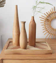Living Room Solid Wood Dry Flower Vase Decoration - £30.29 GBP+