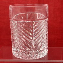 Ralph Lauren Whiskey Glass Herringbone Rll Crystal Old Fashioned - £29.56 GBP