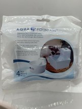 Aqua CubeTM Fountain Replacement Charcoal Filters - 4 Pack - NEW - $9.16