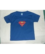 BOY'S ROYAL BLUE T-SHIRT SUPERMAN PERSONALIZED SZ 14-16 Boy's Name Embroidered ! - $19.99