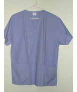 CEIL BLUE SCRUB V NECK TOP PERSONALIZED UNISEX SIZE MEDIUM or LARGE cott... - £13.42 GBP+