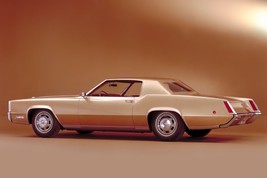 1968 Cadillac Eldorado profile | 24x36 inch POSTER | vintage classic car - £18.02 GBP