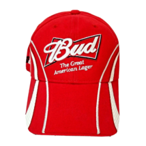Bud Budweiser Kasey Kahne #9 Hat Cap Adult Red Adjustable Strap NASCAR - £10.24 GBP
