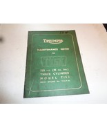 Original Triumph Trident T150 Maintenance Notes - €23,79 EUR
