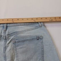 Buffalo David Bitton Women's Blue Cotton Blend Denim Distressed Skirt Size 29 image 5