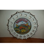 Nashville Home Of Country Music Scotty Reticulated Edge Plate W/ Hanger - $373.69 MXN
