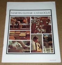 Martin Acoustic Guitar Catalogue Vintage 1970 - $99.99