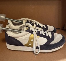 Saucony Shadow Original Women’s Shoe Size 10 White Blue Gold S60368-92 - $29.99