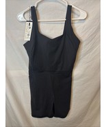 Calia Inspire Short Bodysuit Pure Black Women’s Sz-L Free Ship - $21.29