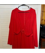 Size large/extra large vintage 1970s polyester jumpsuit with attached cape - $80.07 CAD