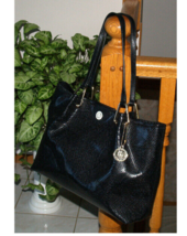 Anne Klein Medium Sized Black Shoulder Bag / Purse - £22.41 GBP