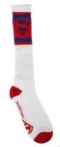 Nuevo DC Comics Rojo Blanco y Azul Superman Calcetines por la Rodilla - £2.99 GBP