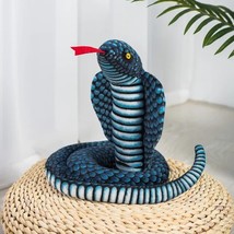 Python Snake Plush Toy Giant Boa Cobra Long Stuffed Snake Plush Pillow Children  - £12.16 GBP