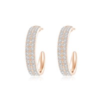 Authenticity Guarantee

ANGARA Natural 1.15 Ct Double Row Diamond Hoop Earrin... - $1,970.10