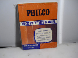 Philco color  tvs    Service Manual - $2.96