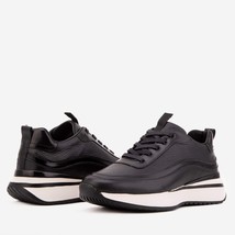 The Modena Black Leather Men Sneaker image 5