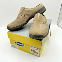 Dr. Scholl&#39;s Women&#39;s Casey Tan Suede Clogs Shoes SZ US 7.5  EU 39.5 New - £20.09 GBP