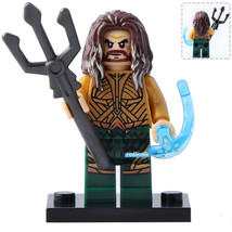 Aquaman (Arthur Curry) DC Universe Superheroes Lego Compatible Minifigure Bricks - £2.34 GBP