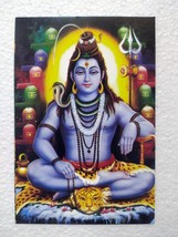 Lord Shiva Mahadeva Shankara Hindu God Religious Post Card Postcard 14.5 x9.5 cm - £5.09 GBP