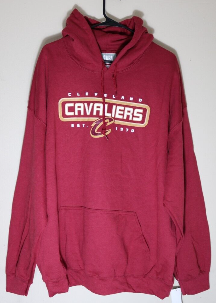 NBA Cleveland Cavaliers Men's Fadeaway Red Jumper Hooded Sweatshirt - 2XL NWT