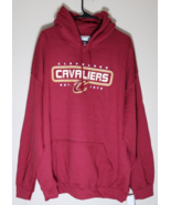 NBA Cleveland Cavaliers Men&#39;s Fadeaway Red Jumper Hooded Sweatshirt - 2X... - £19.67 GBP