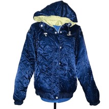 Nike Vintage Mens Puffer Jacket M Blue White Tag 90s Coat Full Zip - £38.68 GBP