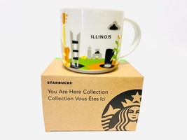 Starbucks Illinois State IL You are Here Coffee Global City Mug 14Oz Cup Travel - $42.57