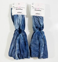 35419 Scunci Morgan Simianer  Blue Tie Dye  Headwrap Lot Of 2 - $12.86