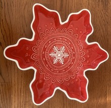 Hallmark Snowflake Candy / Nut Dish 10.25” - $223.20 MXN