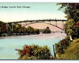 High Bridge Lincoln Park Chicago Illinois Il Unp DB Cartolina Y2 - £3.17 GBP