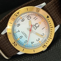 40MM Vintage Titus Winding Swiss Mens Turnable Bezel Watch 583e-a307135-6 - £21.86 GBP