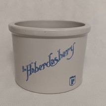 The Haberdashery Butter Crock Radison Hotels Stoneware 6.5&quot; x 4.5&quot; - £36.27 GBP