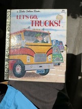 Vintage children stories a Little Golden Book Lets Go Trucks 211-31. 89 Cent - £11.96 GBP