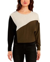 BCX Women&#39;s Juniors&#39; Colorblocked Sweater Multicolor L B4HP - £15.71 GBP