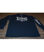 TENNESSEE TITANS NFL FOOTBALL  Long Sleeve T-Shirt MENS XL NEW - $456.30 MXN