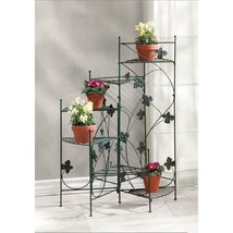 Plant Stand Ivy Design Staircase Indoor or Outdoor Iron  - $86.95
