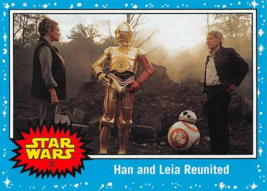 2019 Topps Star Wars Journey To The Rise Of Skywalker#35 Han And Leia Reunited - £0.75 GBP