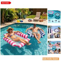 Travel-Friendly Adult Pool Floats - Lightweight &amp; Compact for Summer Adv... - $43.51
